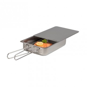  Camerons Large Stovetop Smoker - Stainless Steel BBQ